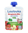 Loulouka Organic Puree: Strawberry Kiss - Apple &amp; Strawberry (6M) (90g)